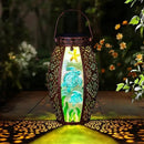 Larekook Outdoor Solar Lantern-Waterproof Turtles Hanging Metal Decorative Lights for Patio Table Garden Pathway Yard with Super Bright Warm White LED,Large Solar Panels,Auto On/Off Sensor by GreenHaven Gardens