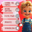 LOL Fluoride Free Toothpaste Kids, Nano Hydroxyapatite Toothpaste,Probiotics & Xylitol Tooth Paste Kids | Remineralizing | Natural | Plant-Based Foam | Pasta De Dientes para Niños. (Strawberry) by CozyNest Decor