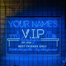Personalized Bar Signs with Your Name for home wall light up with personalized pub name, man cave accessories, beer themed neon customizable lighted sign by CozyNest Decor