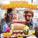Playz Kaboom! 50+ Explosive Science Experiments Kit for Kids Age 8-12 with 25 Playz Lab Token Experiments - Chemistry Set STEM Learning & Educational Toys & Gifts for Boys, Girls, Teenagers & Kids by TinyTreasures Baby Boutique