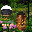 Solar Lanterns Outdoor Waterproof Dragonfly Garden Decor Gifts for Women Mom Grandma Hanging Solar Lights Metal Solar Decoration Outside for Yard, Patio, Backyard, Porch by GreenHaven Gardens