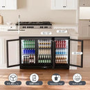 COTLIN 12.45 Cu.Ft Back Bar Beverage Cooler with Low-E Glass Auto Defrost – 3 Door Commercial Under Counter Fridge for Beer, Soda, Wine– Triple Fan Cooling, ETL NSF Approved by CozyNest Decor