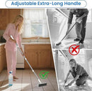 Floor Scrub Brush and Grout Brush with Long Handle–Deck Brushes for Scrubbing Heavy Duty, Stiff Bristles for Outdoor, Patio, Shower, Garage, Tile and Concrete Floor Cleaning 55 inches by CozyNest Decor
