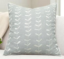 VAGMINE Embroidered Lollipop Cushion Cover - 20x20 Inches Square - 100% Cotton Robins Egg Throw Pillow Case - Subtle Textured Pattern - Perfect for Sofa, Lounge, Bed, Farmhouse, Office Decor by CozyNest Decor