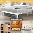 10-Inch Under Bed Organizer, Large Under Bed Storage Container, Underbed Storage Box for Seasonal Clothing, Sweaters, Shoes, Blankets, Wrapping Paper, Sheets & Toys, Yarn 33" L×17" W×10" H by CozyNest Decor
