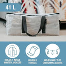 CleverMade Under Bed Storage Bag - Collapsible Storage for Shoes and Clothes Easy Use - Heavy Duty Utility Bag Home by CozyNest Decor
