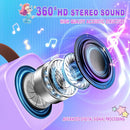 Mermaid Mini Karaoke Machine Toys: Kids Toys Girls Birthday Gifts Age 3-12+ LED Portable Bluetooth Speaker with 2 Wireless Microphone Gift Toy for 4 5 6 7 8 9 Years Old Girl Boy Kid Adult by TinyTreasures Baby Boutique