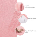 Baby Play Mat for Floor,1.3" Thick Memory foam Tummy Time Mat,Soft Coral Velvet Nursery Rug,Extra Large Non Slip for Crawling,Toddlers,Infants,kids,Yoga&Tatami Style for Living Room(Pink) by TinyTreasures Baby Boutique