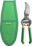 Miracle-Gro 8 in. Bypass Pruning Shears with Belt Pouch – 1/2 in. Cutting Capacity Hand Pruner with Carbon Steel Blade and Comfort Grip – Garden Tool for Live Plants and Soft Stems by GreenHaven Gardens