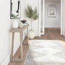 Plank+Beam Solid Wood Console Table, 46.25 Inch, Sofa Table, Narrow Entryway Table for Hallway, Behind The Couch, Living Room, Foyer, Easy Assembly, Seashell by CozyNest Decor