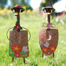 HONGLAND Duck Metal Yard Art - Duck Couple Garden Decor, Shovel Ornaments Outdoor Statue - 2 Pack Farmhouse Patio Balcony Gardening Gifts for Women by GreenHaven Gardens