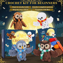 Crochet Kit for Beginners - 4 PCS Owl Crochet Kit with Step-by-Step Video Tutorials, Beginner Crochet Kits for Adults, Crochet Animal Kit for Kids, Crochet Magical Owls Set (White&Brown&Gray&Coffee) by TinyTreasures Baby Boutique