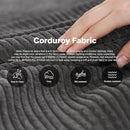 104" Cloud Sectional Couches for Living Room,L Shaped Boneless Couch in A Box,Sleeper Sofa with Comfy Chaise No Assembly Required,Grey by CozyNest Decor