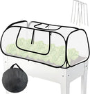 45"*22"*16"Garden Plant Covers with Two Air Hole and Breathable Mesh for Raised Beds, Accelerator Plants Cover, Mini Greenhouse Cover, Frost Cover for Plant Vegetable Seedling Protector 1PCS