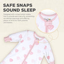 Mama Cheetah Baby Sleep Sack with Sleeves, 0.5 TOG Organic Cotton Wearable Blanket and Two-Way Zipper, Swaddle Transition Long Sleeve Sleeping Bag for Newborn Infant Toddler, 24-48 Months by TinyTreasures Baby Boutique