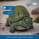 Stocky Turtle Garden and Patio Decor and Key Hider - Holds 2 Hidden Keys Outside, Secret Hidden Door Underneath by GreenHaven Gardens