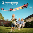 V995 Red Mini Drone for Kids and Beginners,Indoor RC Quadcopter Plane with 3D Flips, 360° Rotation, Circle Fly, Auto Hover, Headless Mode, 21Mins 3 Batteries, Gift for Boys and Girls by TinyTreasures Baby Boutique