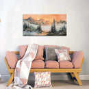 Tsomzxng Canvas Art Wall Decor For Living Room Mountain Wall Art Picture For Bedroom Modern Office Wall Decorations Forest River Landscape Paintings Pictures Artwork Aesthetic 20 X 40 In by CozyNest Decor