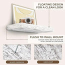 RICHFOCUS 16Inch Floating Shelves for Wall 2 Pack Shelves for Bedroom|Kitchen|Bathroom Wall Mounted Rustic Distressed Wood Floating Shelf with Invisible Brackets for Books|Storage|Decor, Rustic by CozyNest Decor