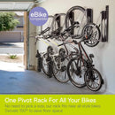 Pivot Bike Storage Rack by Delta Cycle - Bike Rack Garage Wall Mount Swivels to Save Space - No Lifting Required Vertical Bike Rack - Indoor Bike Storage Wall Hanger Holds Up to 100 lbs by GreenHaven Gardens