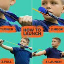 Toy Rocket Launcher for Kids: Best Outdoor Toys Slingshot Rockets Launchers Air Foam Rockets Games for Boys & Girls All Ages. Party Favor Easter Basket Stuffers & Great Gifts for Ages 8 9 10 11 & Up by TinyTreasures Baby Boutique