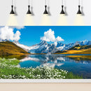 Mountains Lake Aquarium Background Bernese range View Fish Tank Background Switzerland Alps Grindelwald Valley Lake Terrarium Background Fantastic Natural Landscape Aquarium Fish Tank Decors 30x18in by GreenHaven Gardens