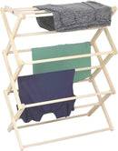 Pennsylvania Woodworks Premium American Maple Clothes Drying Rack - Handcrafted in Pennsylvania - Solid Wood Construction, Collapsible, Eco-Friendly Laundry Solution (Medium) by CozyNest Decor