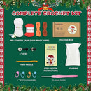 Christmas Snowman Crochet Kit for Beginners, Crochet Starter Kit for Kids Adults, Learn to Crochet w/Step-by-Step Video Tutorials, Pre-Started Yarn, Hook, DIY Amigurumi Craft Gifts for Christmas Décor by TinyTreasures Baby Boutique