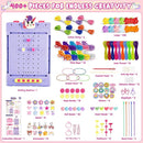2-in-1 400 Pcs Friendship Bracelet Making Kit for Girls,Weaving Loom Kit Toys, Craft Kits for Kids,Age 6-12 Year Old Girls Gifts Ideas, Bracelet & Coaster & Bag Weaving Making kit by TinyTreasures Baby Boutique