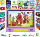 Tablet for Kids 10.1 inch Android 14, 8GB+64GB(TF 1TB) 6000mAh Kids Tablet WiFi6 Parental Control,Face Unlock, 1280 * 800 HD Screen (Purple) by TinyTreasures Baby Boutique
