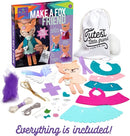 Craft-tastic – Make a Fox Friend Craft Kit – Learn to Make 1 Easy-to-Sew Stuffie with Clothes & Accessories by TinyTreasures Baby Boutique
