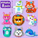 EZCRA Unicorn Sewing Kit for Kids - 8-in-1 Kids Sewing Kit - Easy to Do Craft Kits for Ages 4-8 - Sewing Crafts - Extra Felt Stickers for Decoration - No Mess with Full Instructions by TinyTreasures Baby Boutique