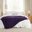 Bedsure GentleSoft Purple Throw Blanket for Couch - Super Soft Cozy Blankets Gifts for Women Men Girls, Cute Small Fleece Throws for Bedroom Home Decor, 50x70 Inches by CozyNest Decor
