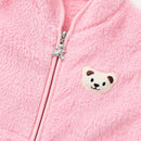 Baby Boys Girls Fleece Vest Zip Up Cute Bear Jackets Fuzzy Fall Winter Warm Clothes Newborn Outwear for Toddler Infant by TinyTreasures Baby Boutique
