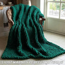 Chunky Knit Blanket - Luxury Soft Cozy 60 * 80 Throw Blanket,100% Woven Blanket Rope Knot Throw Blanket for Couch, Sofa, Home Decor, Gift - Machine Washable（Blackish Green） by CozyNest Decor