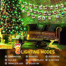 KNONEW 403ft 1000 LED Christmas String Lights Outdoor 8 Modes & Timer Fairy Light Plug in Waterproof LED Fairy Lights for Xmas Yard Tree Wedding Party Holiday Decorations (Green) by GreenHaven Gardens