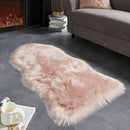 AMTOVO Faux Fur Rug, Pink Area Rug, Fluffy Sheepskin Rug, Fuzzy Ultra Soft 2 x 4 ft Shag Rugs for Bedroom Sofa Throw Cushion Room Decor, Sheepskin by CozyNest Decor