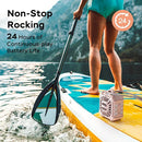 INSMY IP67 Waterproof Bluetooth Speaker, Shower Speaker Portable Small Clip-on, Multi Sync 100+ Speakers, Big Volume Booming Bass, 24H Playtime/Floatable/RGB Lights for Outdoor/Kayak/Beach(Pink) by TinyTreasures Baby Boutique