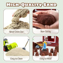 69 PCS Farm Sensory Bin Toys Playset, Sandboxes with Sand, Farmer Tractor & Farm Animals Figures Toys for Kids 3 4 5, Gifts for 6 7 Years Old Boys Girls Toddlers by GreenHaven Gardens