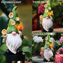 Snowrabbit Garden Gnomes Statue Outdoor Decor,10.5" Resin Solar Garden Gnome Outdoor Statues, Funny Gnomes Gardening Gifts for Women,Bithday Gifts for Grandma by CozyNest Decor