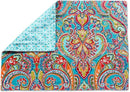 NEWLAKE Quilted Cotton Bed Pillowcases, European Gorgeous Floral Pattern, 2 Pieces, 20x27 Inch by CozyNest Decor