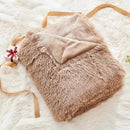 GONAAP Fuzzy Faux Fur Throw Blanket Taupe Super Soft Cozy Plush Fuzzy Shaggy Blanket for Couch Sofa Bed (Taupe, Throw(50"x60")) by CozyNest Decor