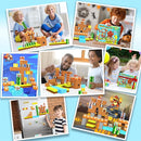 Magnetic Blocks- Magnetic Building Blocks Magnet Cube Toys Stacking, Build Forest Toys & Games Set, STEM Sensory Play, Birthday Giftsfor Kids Boys Girls Age 3 4 5 6 7 8 9 10 (54pcs 1inch) by TinyTreasures Baby Boutique