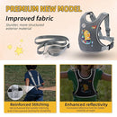 2025 New Safety Harness for Autism and Special Needs Child (3-6 yrs), Anti-Elopement Vest Harness with Light Reflector and Grab Handle for Active, Autistic ADHD Kids,Adjustable Tether Leash with Pouch by TinyTreasures Baby Boutique