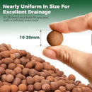 T4U Leca Clay Pebbles for Plants, 2 LBS 10-20 mm Clay Balls for Indoor Plants, Natural Clay Pebbles for Orchid Potting Mix, Hydroponic, Leca Pots, Plant Drainage, Garden Soil by GreenHaven Gardens