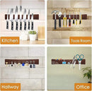 Magnetic Knife Strips, Magnetic Knife Holder for Wall 16 Inch, Acacia Wood Knife Magnetic Strip Use as Knife Bar, Knife Holder for Kitchen Utensil Organizer by CozyNest Decor