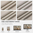Joydeco 90 Inch Blackout Curtains for Bedroom, Thermal Insulated Black Out Curtains 2 Panels Set, Room Darkening Drapes for Living Room Window Rod Pocket Back Tab (W52 x L90 Inch, Light Beige) by TinyTreasures Baby Boutique