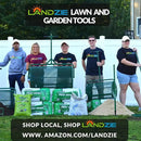 LANDZIE - The Original 24 Inch Compost and Peat Moss Spreader Roller - Top Soil, Sand, Manure, Mulch, Top Dressing Lawn and Garden Spreader by GreenHaven Gardens