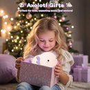 Axolotl Night Light for Kids,Cute Purple Axolotl Lamp,LED Squishy Nursery Nightlight, Food Grade Soft Silicone Novelty Animal Bedside Lamp,Adorable Room Decor, Axolotl Gitfs for Mother Girls Baby by TinyTreasures Baby Boutique