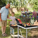 Outvita 3ft Portable Folding Camping Table, Outdoor Waterproof Adjustable Height Table, Aluminum Lightweight Suitcase Foldable Table for Picnic BBQ Beach Dining by GreenHaven Gardens